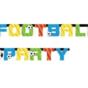 Banderín de papel Football Party, ​​160 cm