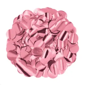 Círculos de confeti, oro rosa, 1 cm, paquete de 15 g