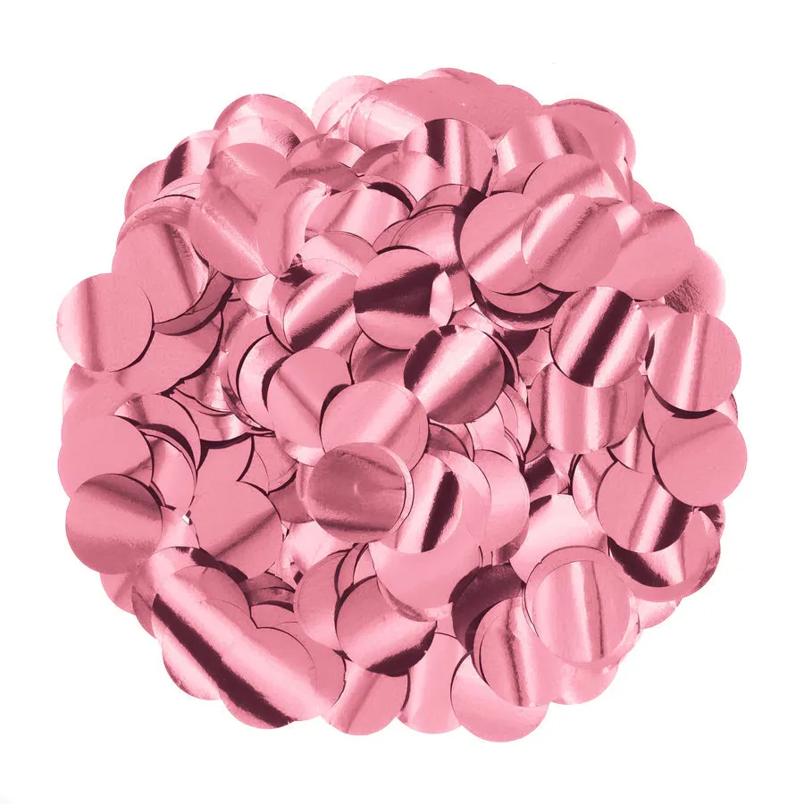 Círculos de confeti, oro rosa, 1 cm, paquete de 15 g