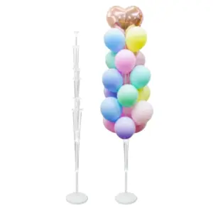 Estante para decoración con globos, 19 globos, 162 cm