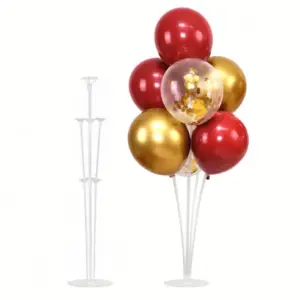 Estante para decoración de globos, 7 globos, 72 cm