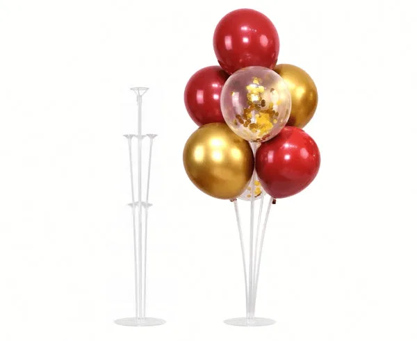 Estante para decoración de globos, 7 globos, 72 cm