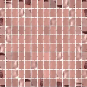 Fondo de fiesta, cuadrados de oro rosa, 100 x 200 cm