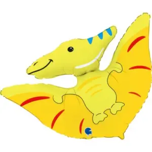 Globo de aluminio Dinosaurio, Pterodáctilo, 34" / 86 cm