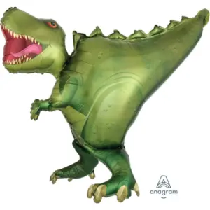 Globo de aluminio Dinosaurio, T-Rex, 36" / 91 cm