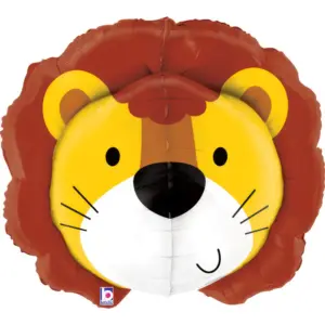 Globo de aluminio León/Leo 3D, 21" / 55x55x46 cm