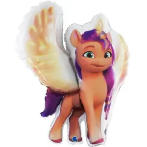 Globo de aluminio My Little Pony, Sunny, 87x86 cm