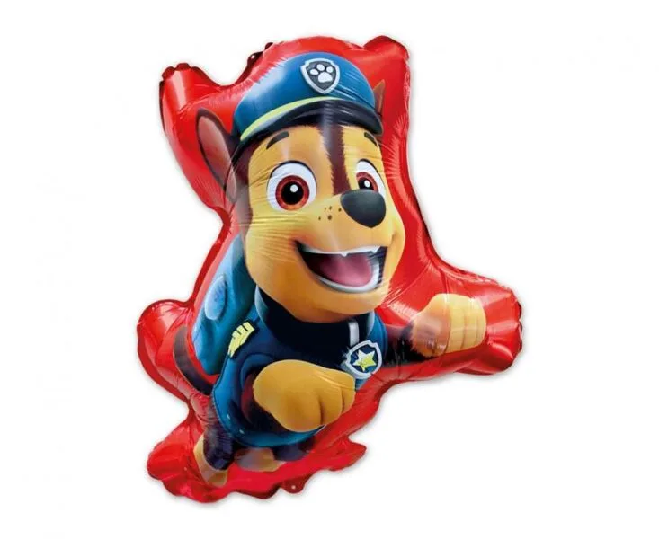 Globo de aluminio Patrulla Canina, Chase, 56x68 cm