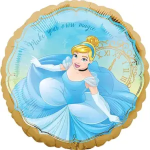 Globo de aluminio Princesa, Cenicienta, 43 cm