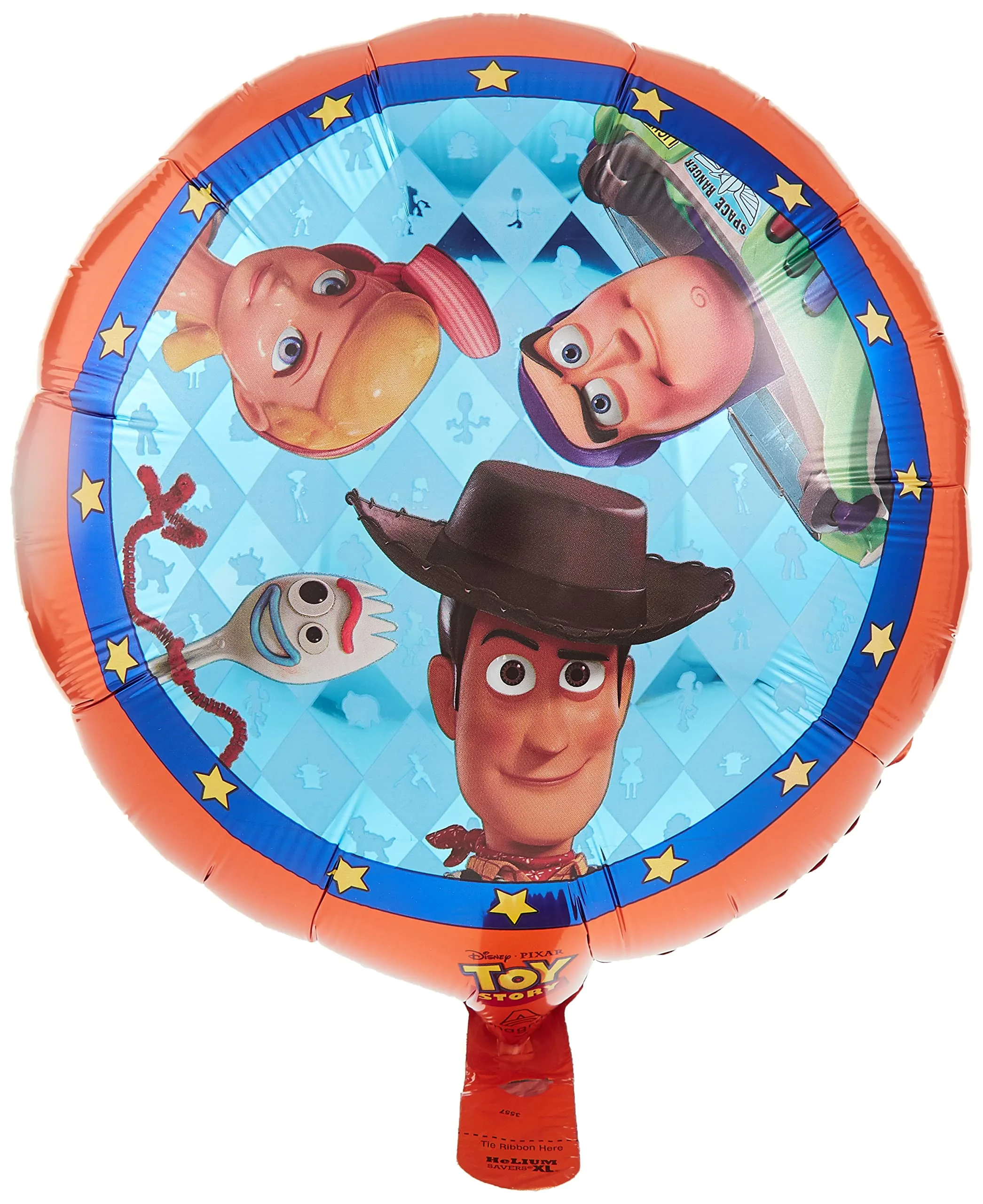 Globo de aluminio Toy Story, redondo, de dos caras, 43 cm