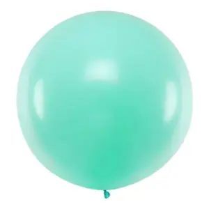 Globo de látex redondo, menta claro, 1 m
