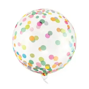 Globo transparente con lunares, Orbz, Bobo, 40 cm