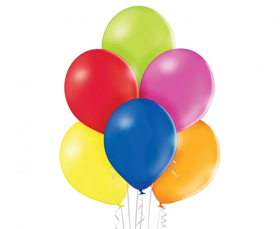 Globos Belbal 27 cm, mezcla pastel, 100 uds.