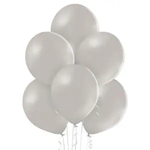 Globos Belbal 30cm, Gris Cálido Pastel, 50 uds