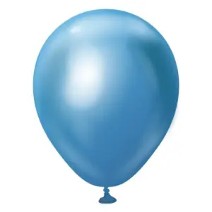 Globos de látex Beauty & Charm, platino, azul, 5"/ 13 cm, 20 uds.