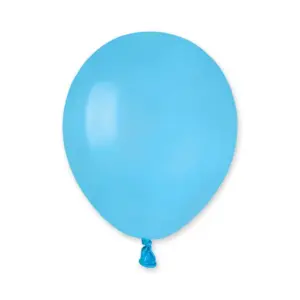 Globos de látex Gemar, azul claro, 13 cm, 100 uds.