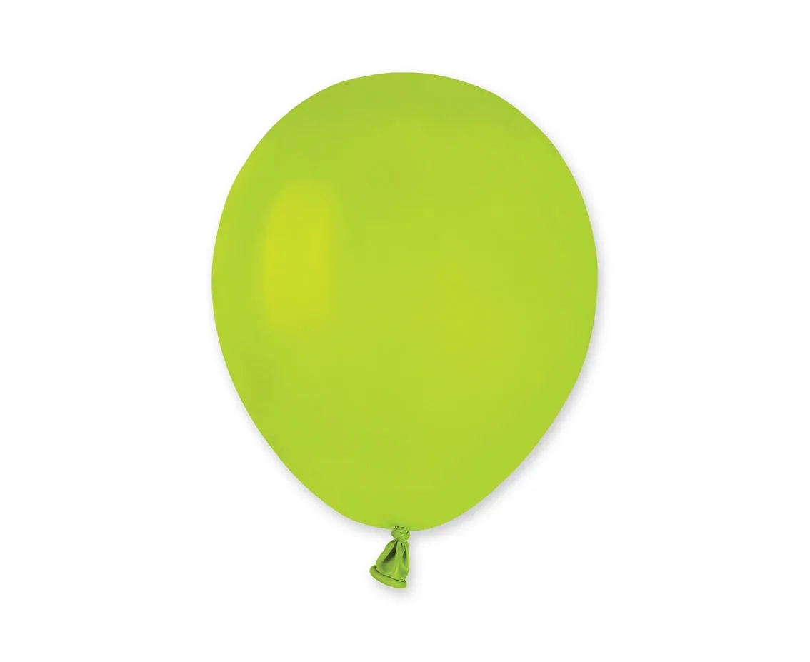Globos de látex Gemar, color pistacho, 13 cm, 100 uds.