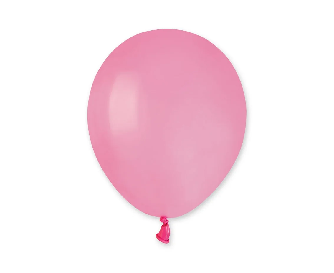 Globos de látex Gemar, color rosa, 13 cm, 100 unidades
