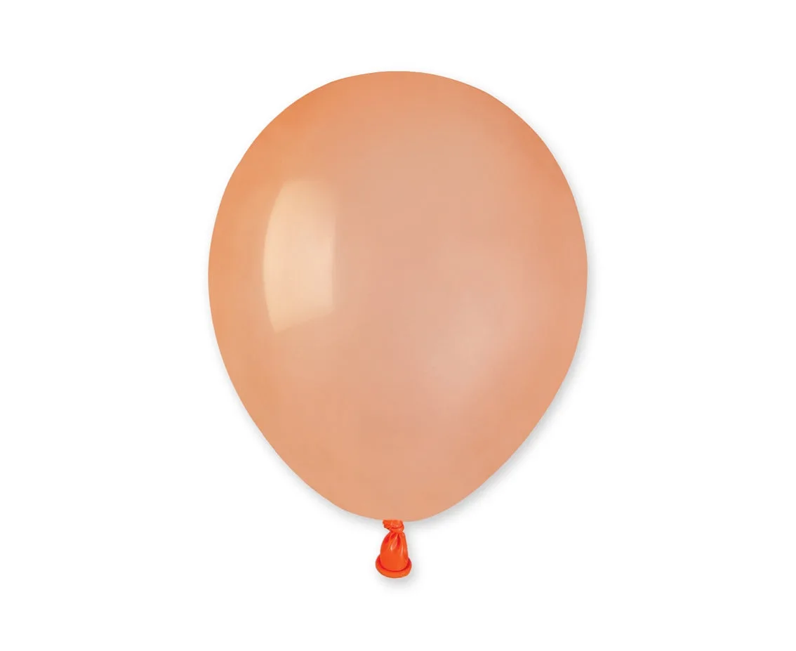 Globos de látex Gemar, color rosa salmón, 13 cm, 100 unidades
