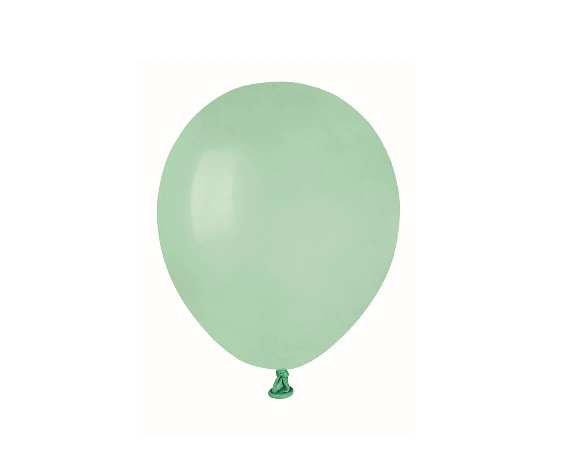 Globos de látex Gemar, color verde turquesa, 13 cm, 100 unidades