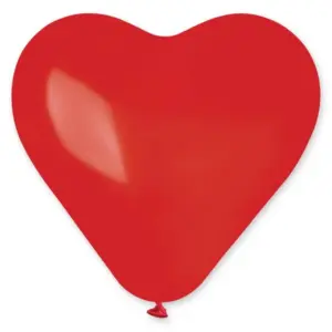 Globos de látex Gemar Corazón rojo, 44 cm, 50 uds.