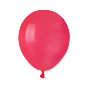 Globos de látex Gemar, rojo, 5"/ 13 cm, 100 uds.