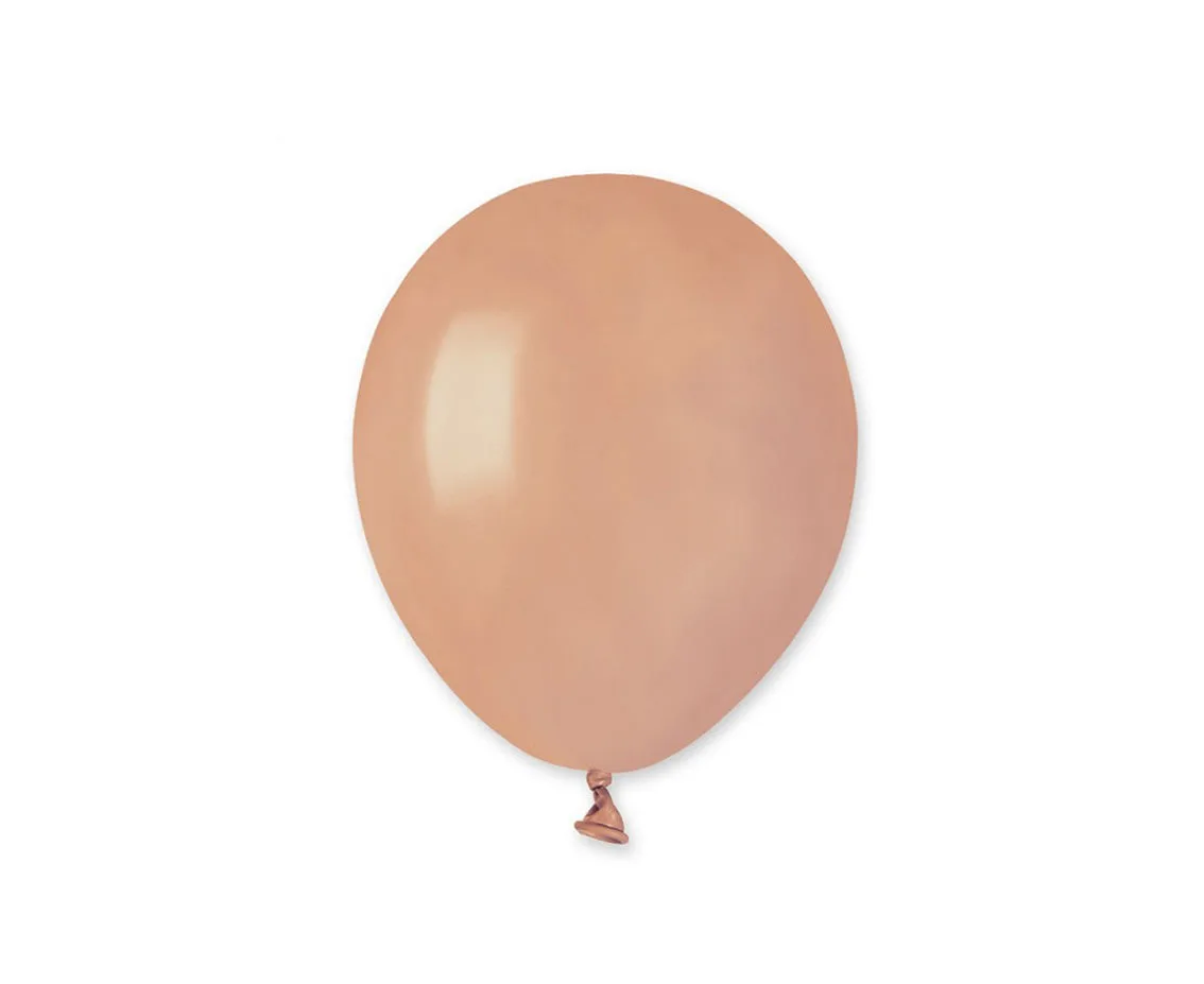 Globos de látex Gemar, rosa brumoso, 5"/ 13 cm, 100 uds.