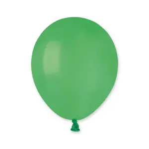 Globos de látex Gemar, verde, 5"/ 13 cm, 100 uds.