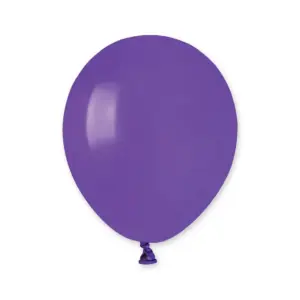 Globos de látex Gemar, violeta, 5"/ 13 cm, 100 uds.