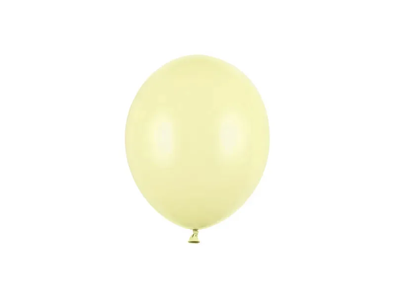 Globos de látex Strong Balloons, amarillo claro, 5"/ 12 cm, 100 uds.