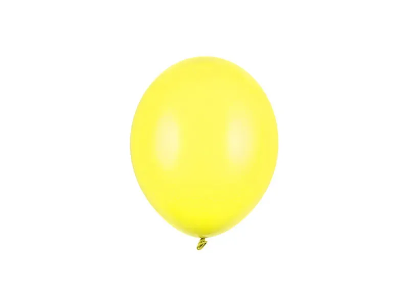 Globos de látex Strong Balloons, amarillos, 5"/ 12 cm, 100 uds.