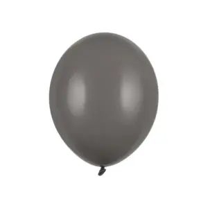 Globos Fuertes 23 cm, Gris Pastel, 100 uds