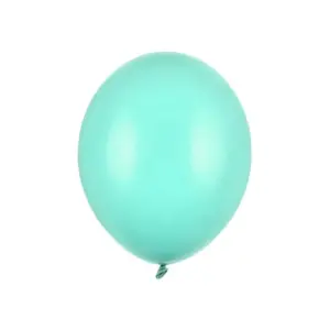 Globos Fuertes 23 cm, Menta Claro Pastel, 100 uds