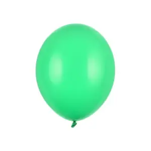 Globos Fuertes 23 cm, Verde Pastel, 100 uds