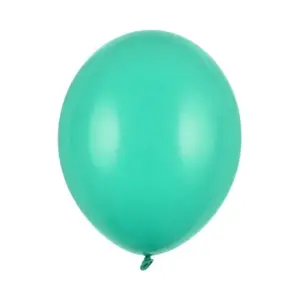 Globos Fuertes 27 cm, Aguamarina Pastel, 100 uds