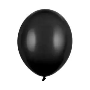 Globos Fuertes 30cm, Negro Pastel, 100 uds