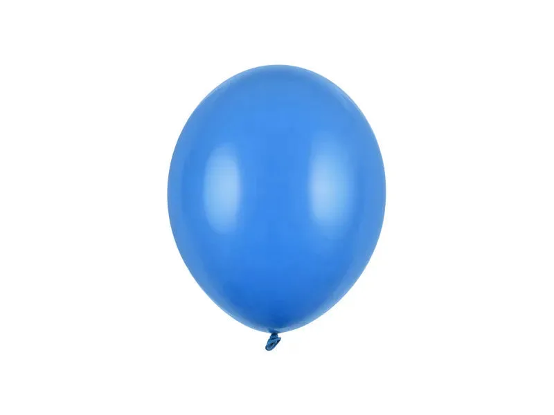 Globos resistentes 27 cm, color azul aciano pastel, 100 uds.