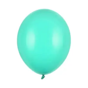 Globos resistentes 30cm, verde menta pastel, 100 uds.