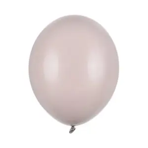 Globos resistentes de 30 cm, color gris cálido pastel, 100 unidades