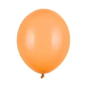 Globos resistentes de 30 cm, color naranja brillante pastel, 50 unidades