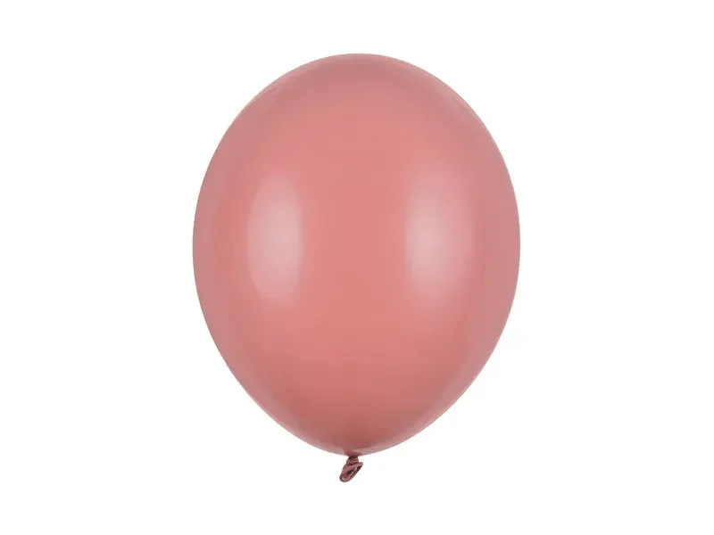 Globos resistentes de 30 cm, color rosa pastel, 50 unidades