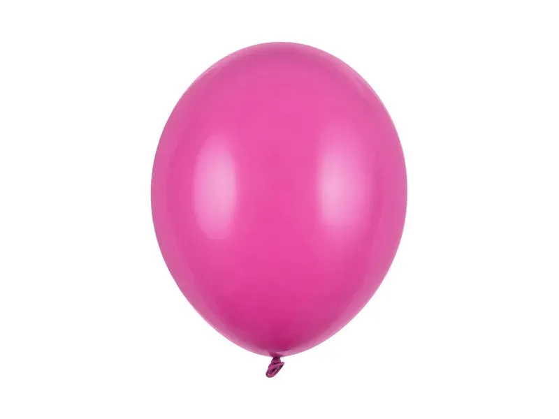 Globos resistentes de 30 cm, color rosa pastel, 50 unidades