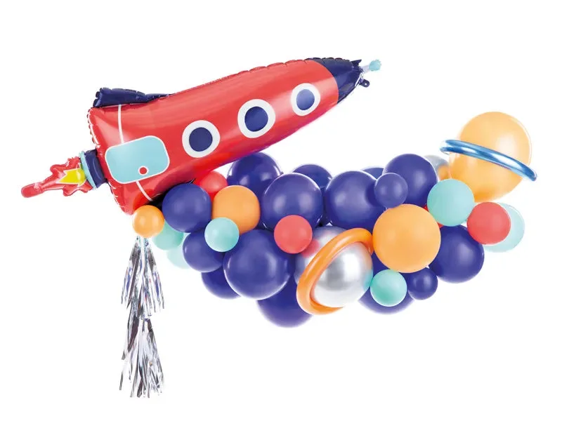 Guirnalda de globos DIY Cohete, 154x130 cm