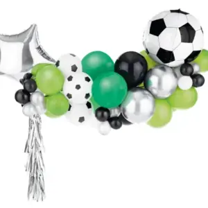 Guirnalda de globos DIY Fútbol, ​​150x126 cm
