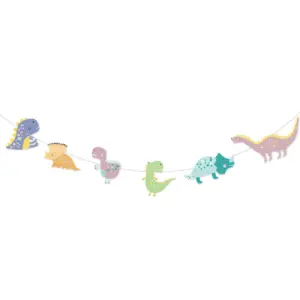 Guirnalda de papel Dinosaurios, 300 cm
