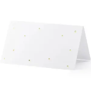 Marcasitios de mesa - Puntos, dorados, 9,5x5,5 cm, 10 uds.