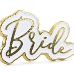 Pin de esmalte Novia, 3,5x2 cm