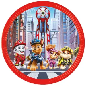 Platos de papel Patrulla Canina: La Película, 23cm, 8 uds.