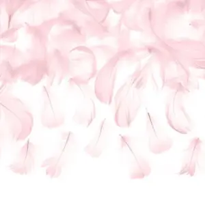 Plumas decorativas, rosa claro, 3g