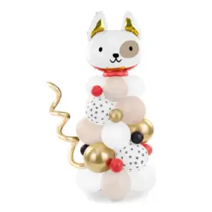 Ramo de globos DIY Perro, 83x155 cm